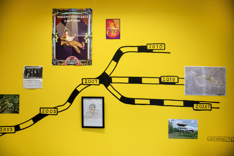 De Wagenwerkplaats op het spoor, 2025. Foto: Clemens Rikken